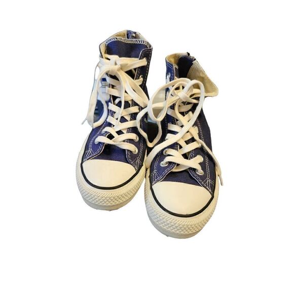 Converse Chuck Taylor All Star Hightops Back Zip-Up NWOT Navy 144782C women's si - Picture 3 of 5